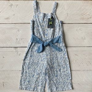 PL Kids Girls Linen Jumpsuit